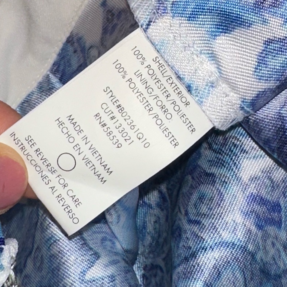 Xtraordinary Blue and White Prom Dress - Picture 14 of 16